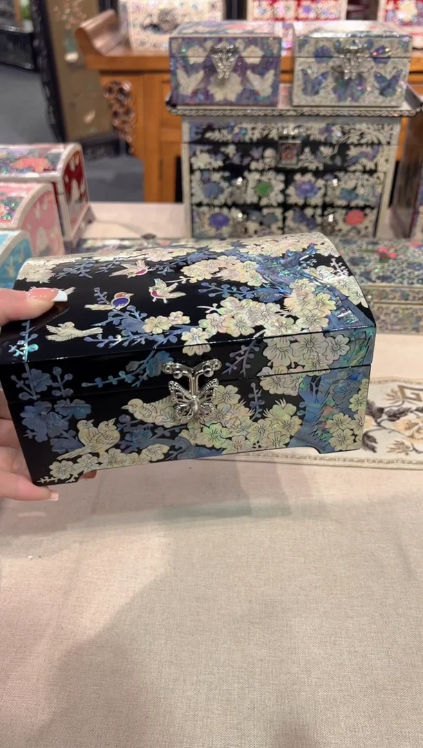 【闪购商品】不退不换按扣全贝底·弘贝雅螺钿漆器文化馆