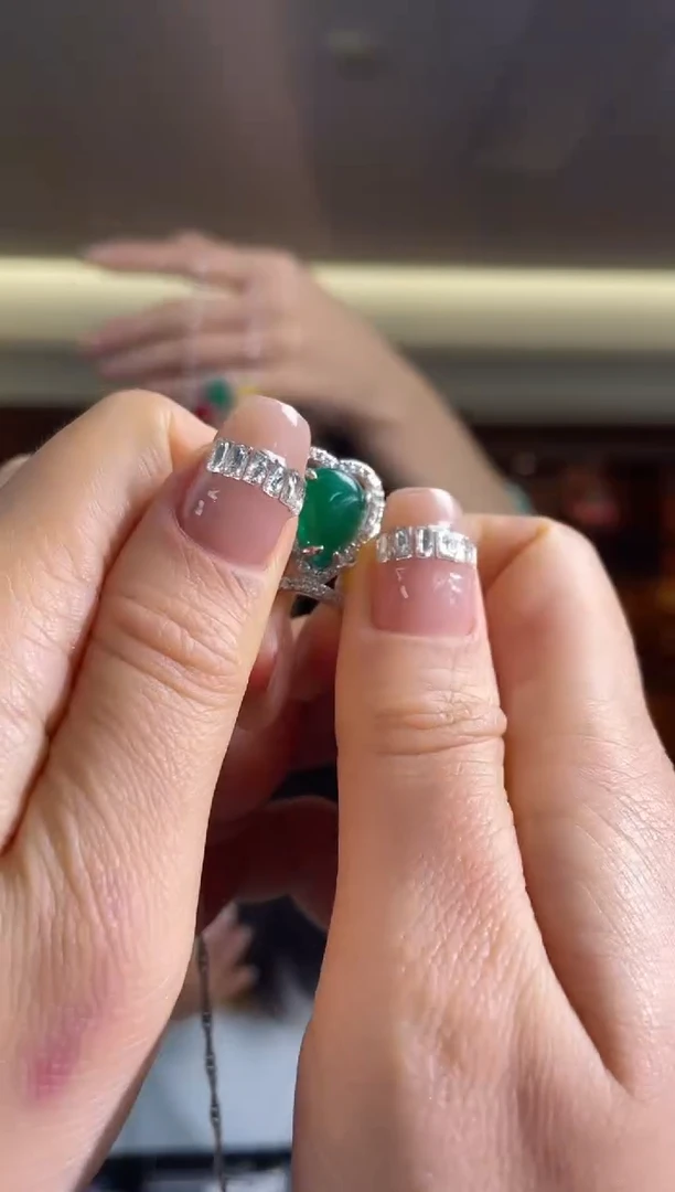 颈饰未镶嵌翡翠（多样性发一件）