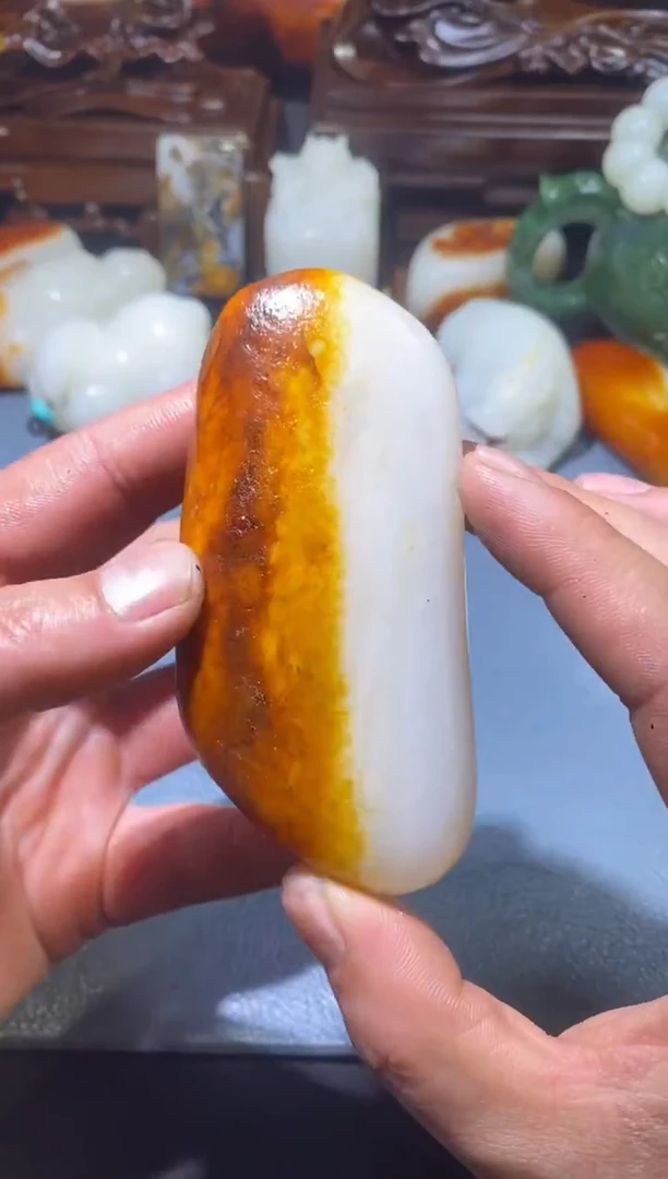 未镶嵌和田玉把件天****.和田玉