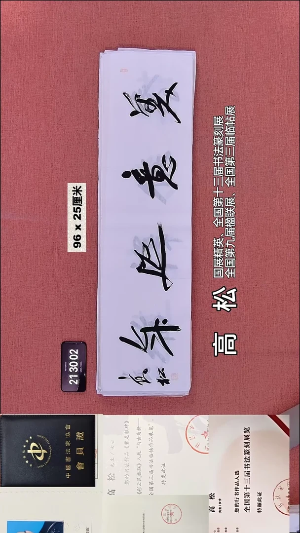 书法206    高老师书法作品