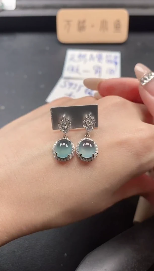 银S925镶嵌戒指翡翠51511