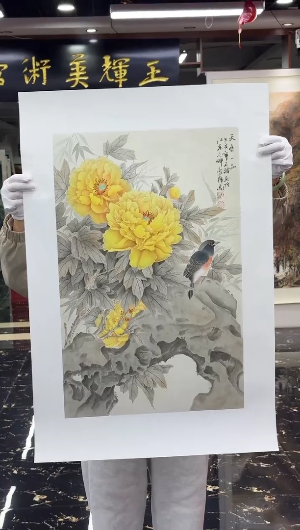 国画国画绘画山水花鸟