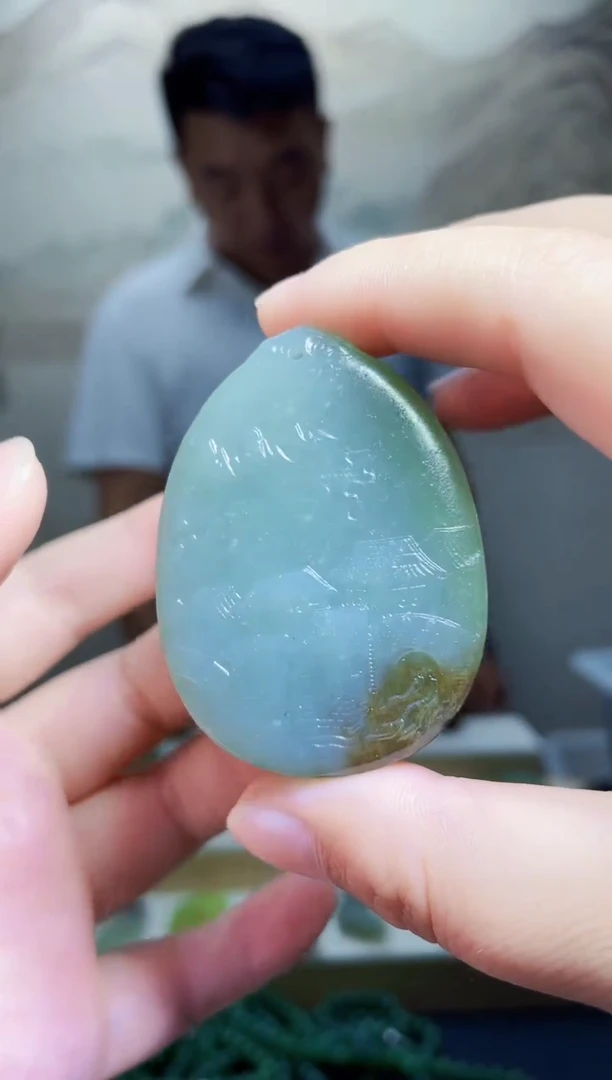 和田玉未镶嵌颈饰1