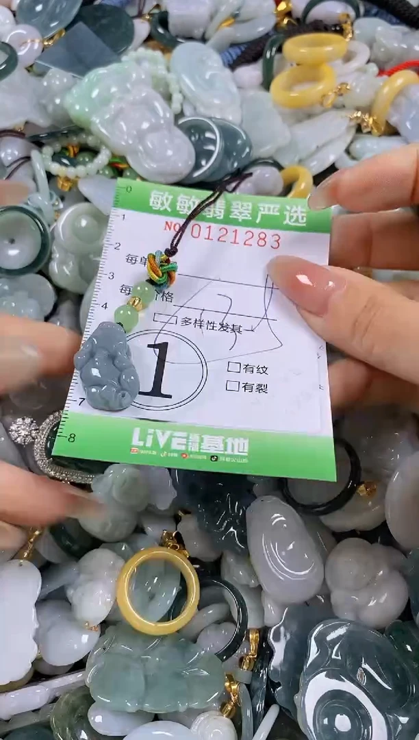 【闪购商品】翡翠颈饰未镶嵌闪购0121283多样性发其一