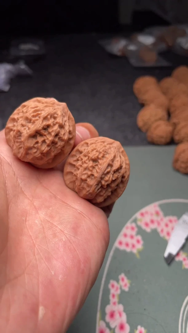 把件文玩核桃a21 瓷娃娃 34尺