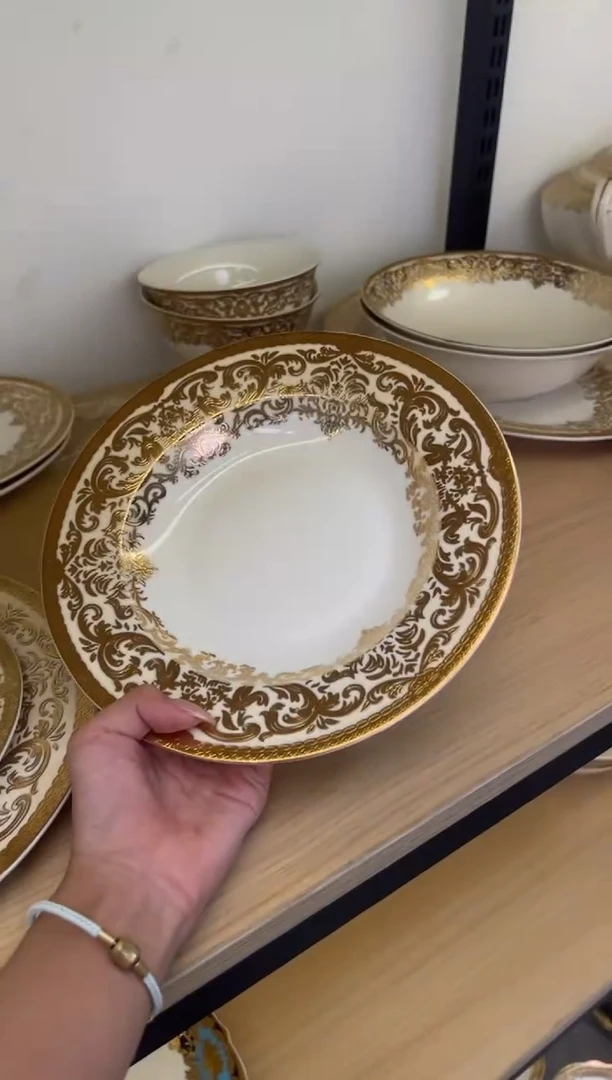 瓷片9寸草帽盘2个一单