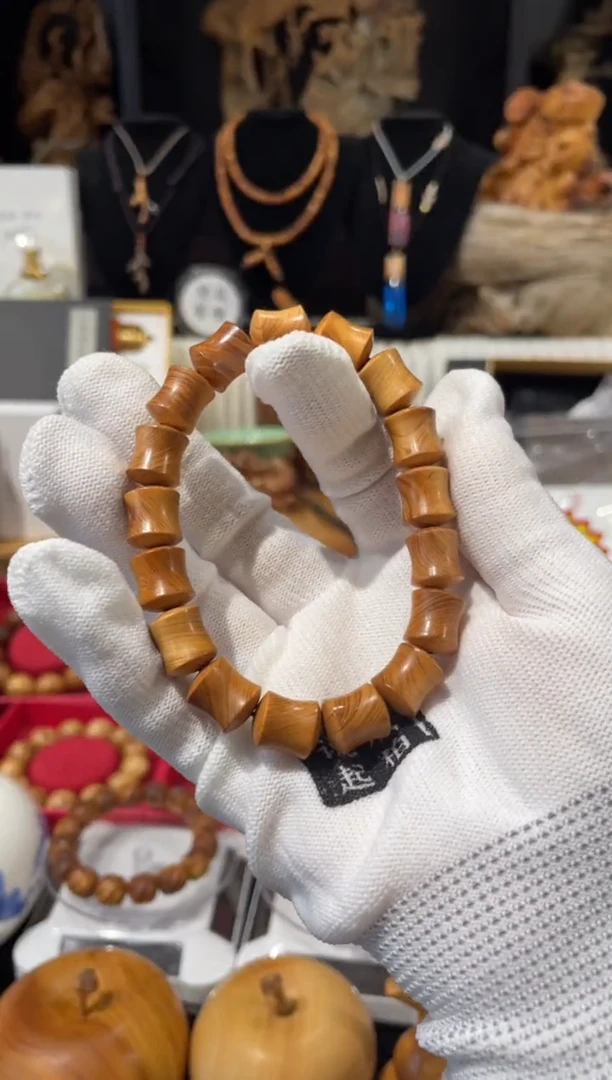 崖柏1.2竹节红油太行崖柏陈化料无礼盒