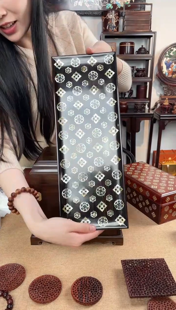 紫檀木类成套家具农*人宝相花干泡