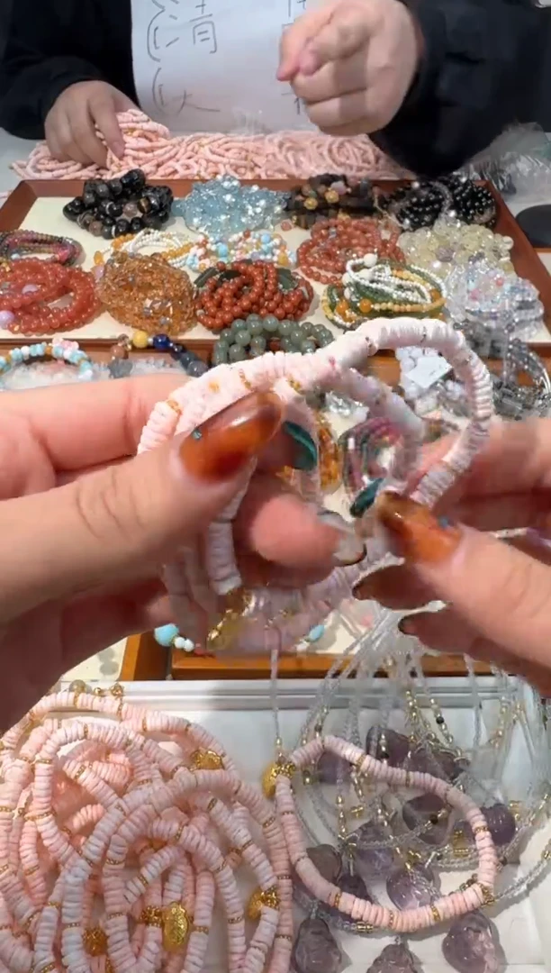 【闪购商品】水晶手链未镶嵌【默认矿坑】A001女王bei盘珠款