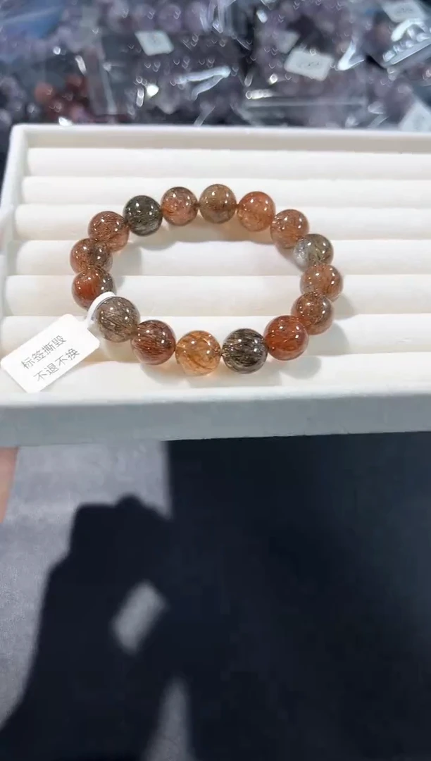 未镶嵌手链水晶9p多样性发其一【1条】默认微瑕13mm