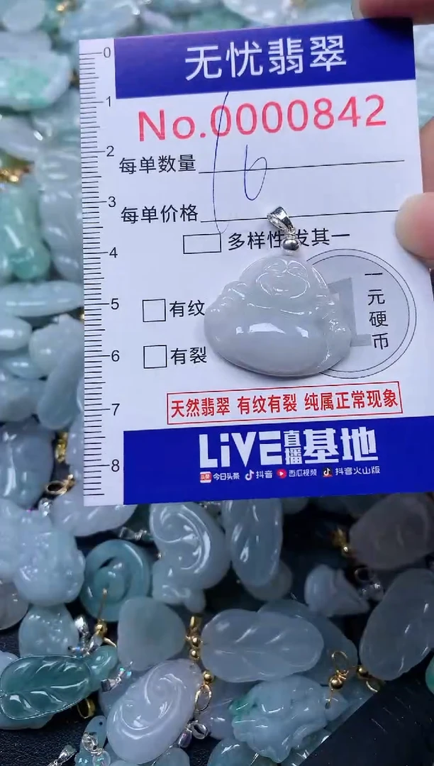 颈饰未镶嵌翡翠842