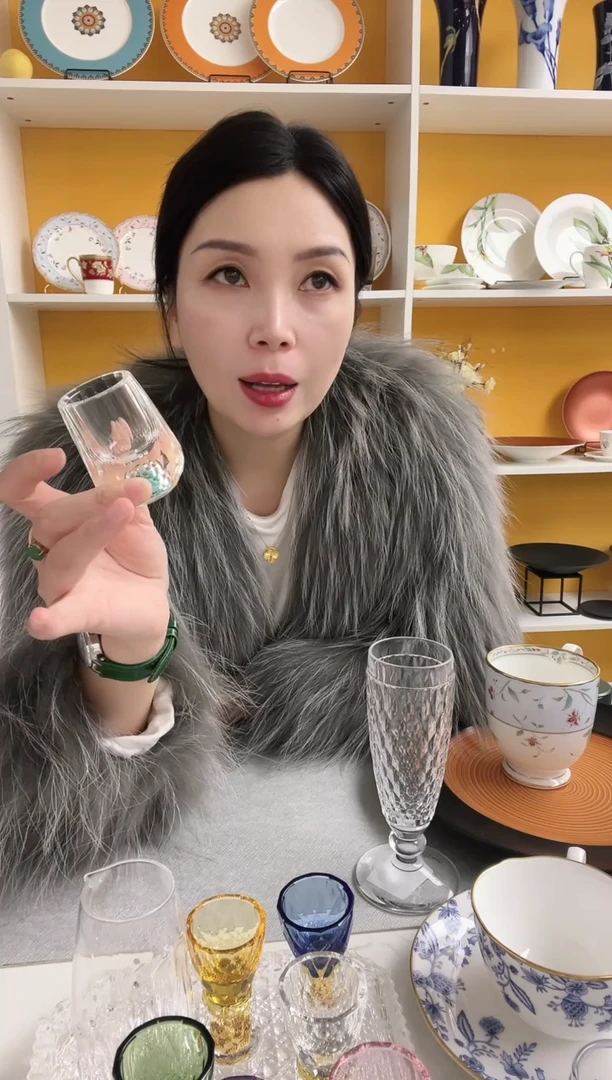 福利款 绿松石 白酒杯 6支