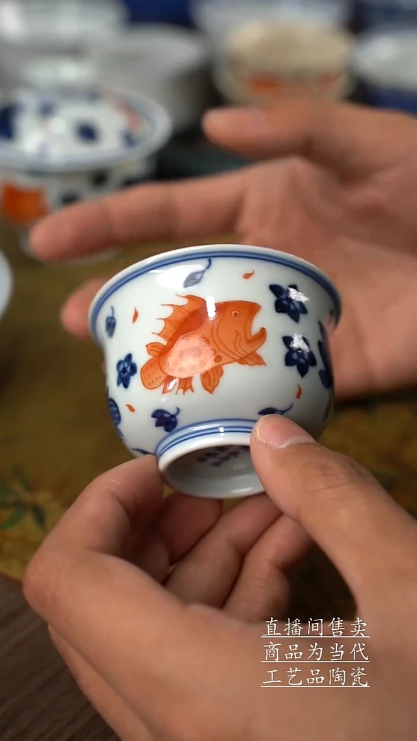 瓷片景德镇手工手绘陶瓷