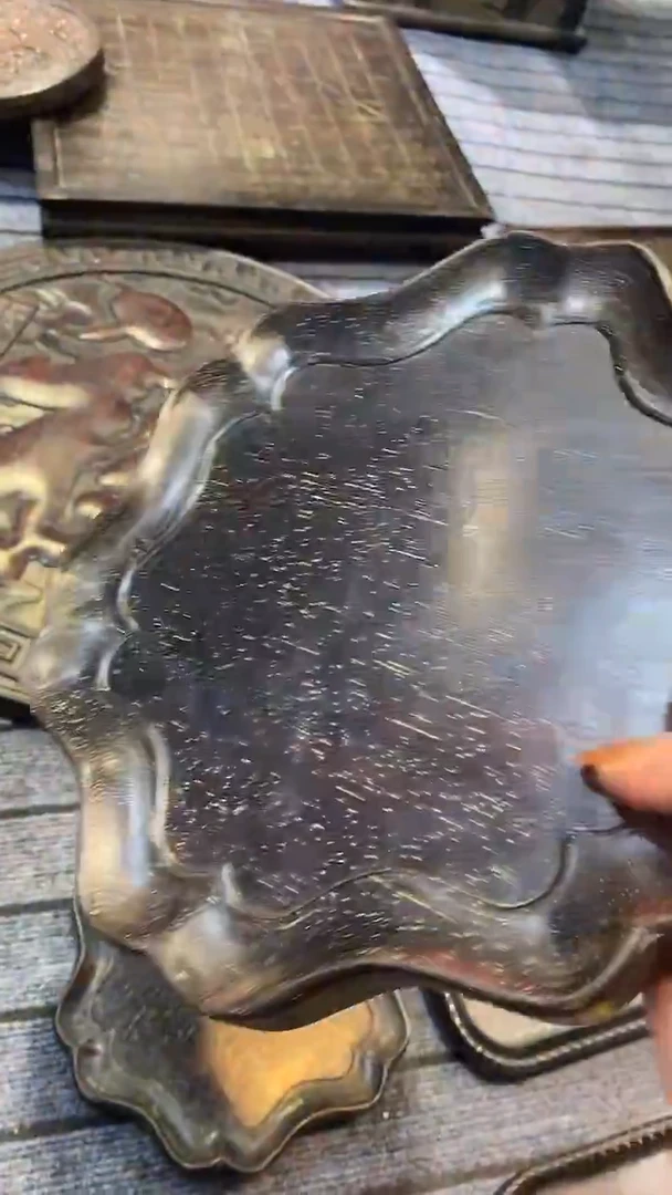 木紫檀雕刻一物一拍