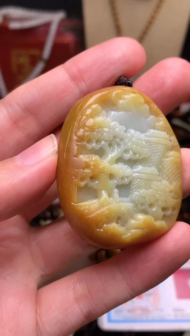 颈饰未镶嵌和田玉新疆料青海料清水和田玉吊坠