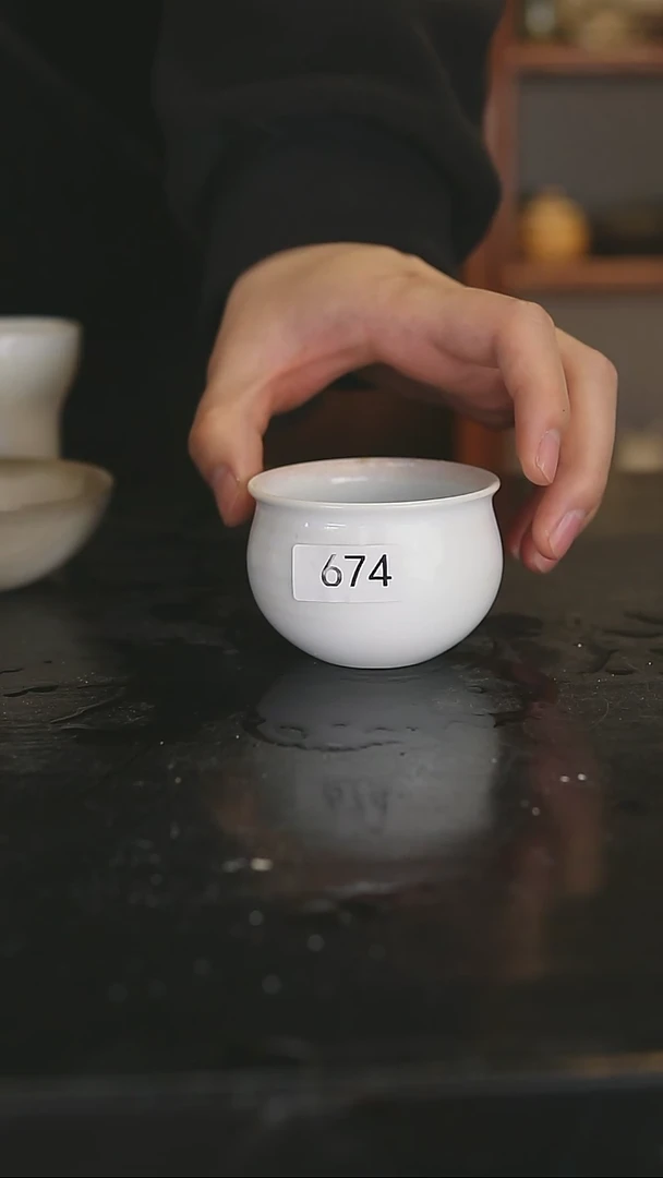 【闪购商品】景德镇柴烧裸烧陶瓷茶杯674