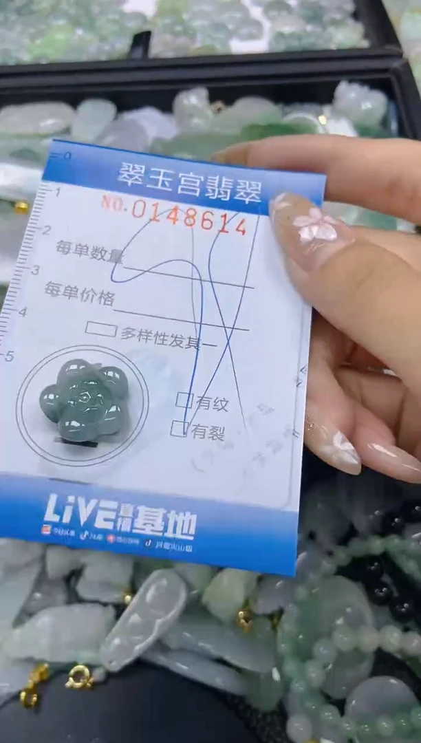 翡翠未镶嵌颈饰闪购0148614