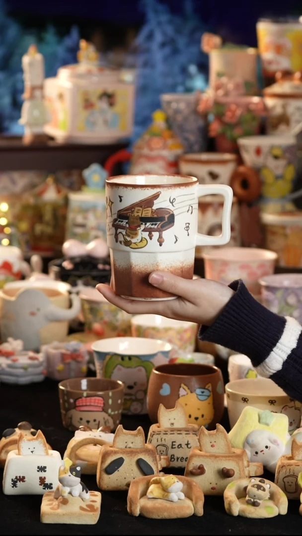 其他陶景德镇釉下彩手绘设计师款陶瓷