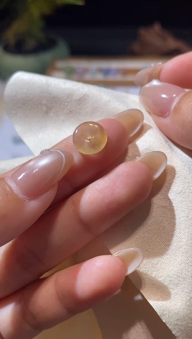 未镶嵌定制翡翠卡9.7平安扣       680+68