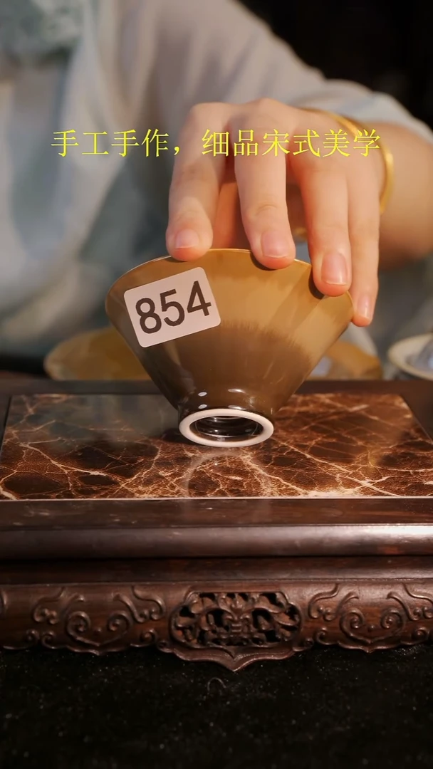 杯子等烟雨陶瓷手作主人杯854