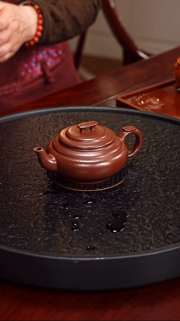 茶壶紫砂周锡芬  上新桥126 紫袍玉砂 220毫升