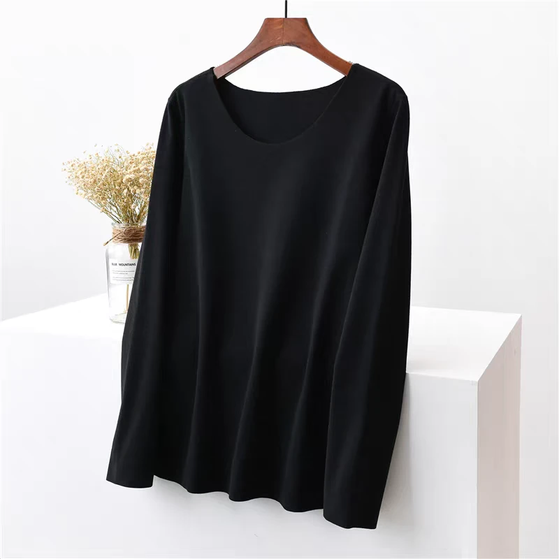 B665保暖内衣女2025秋冬新款加绒加厚打底衫德绒无痕-3101