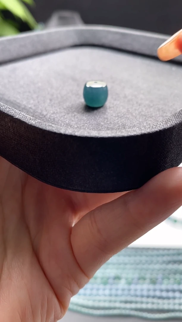 未镶嵌手链翡翠散珠卡10MM老型珠