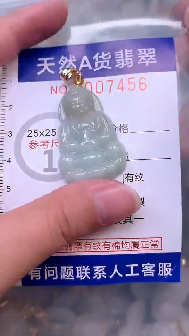 翡翠未镶嵌吊坠(不含链)1