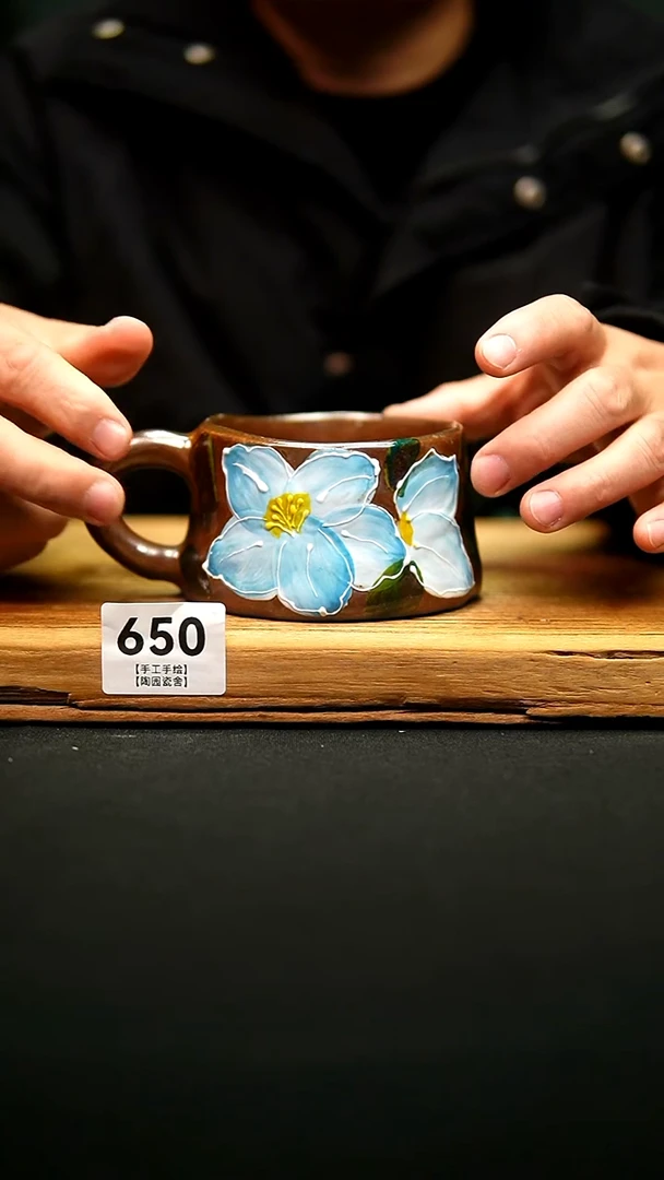 @@陶园瓷舍@@纯手工手绘@高温釉下彩