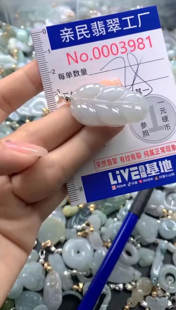 颈饰未镶嵌翡翠3981