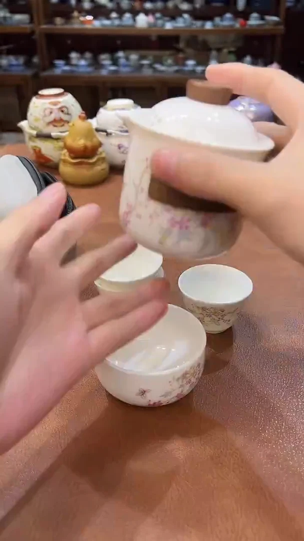 真的很便宜会开片的旅行茶具·1