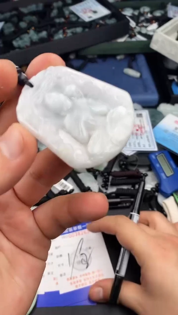 【闪购商品】翡翠颈饰未镶嵌  天然翡翠，一物一图
