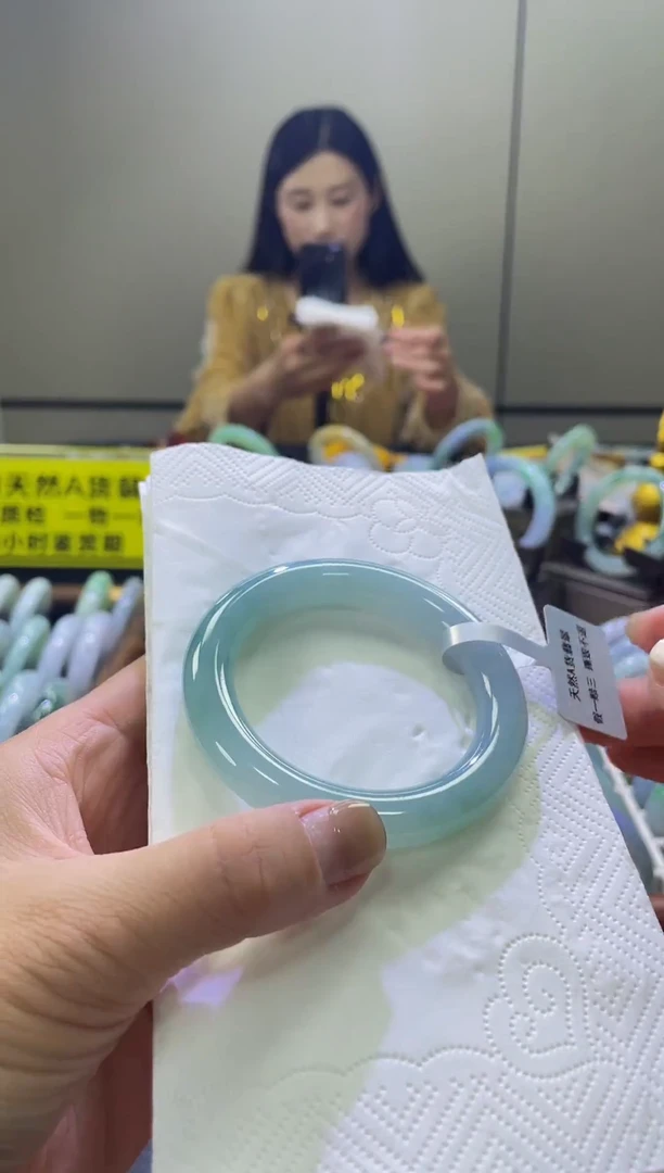 未镶嵌手镯翡翠8号52.2圆条