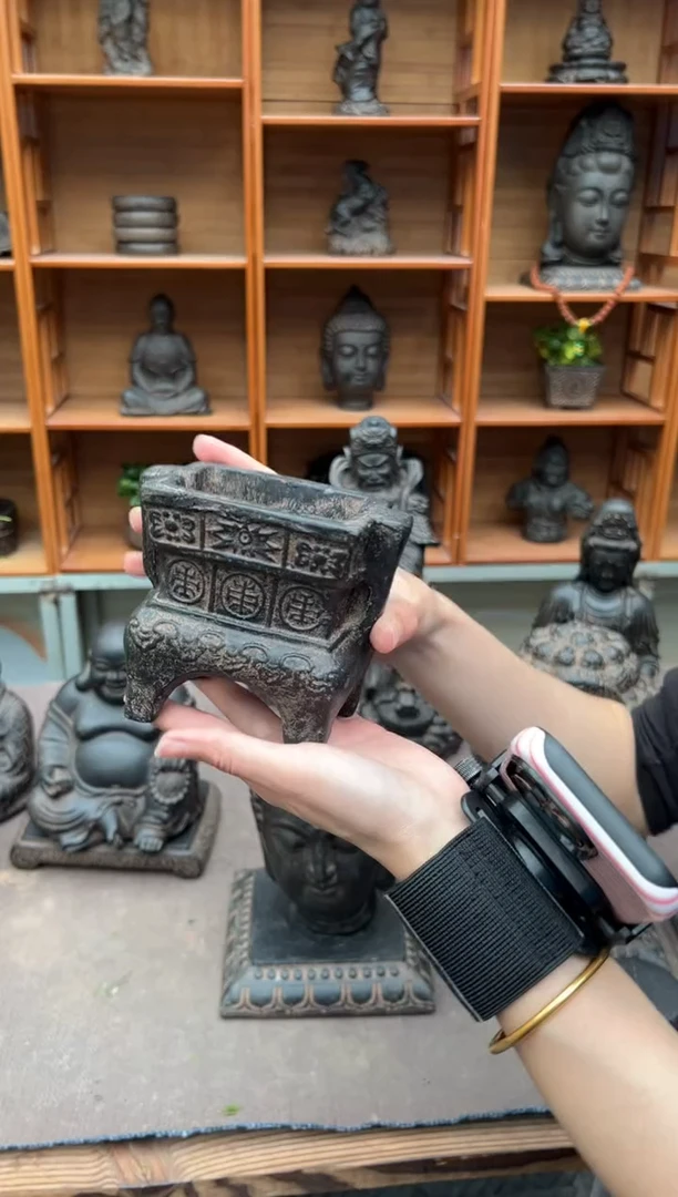 陶土【火山泥】香炉