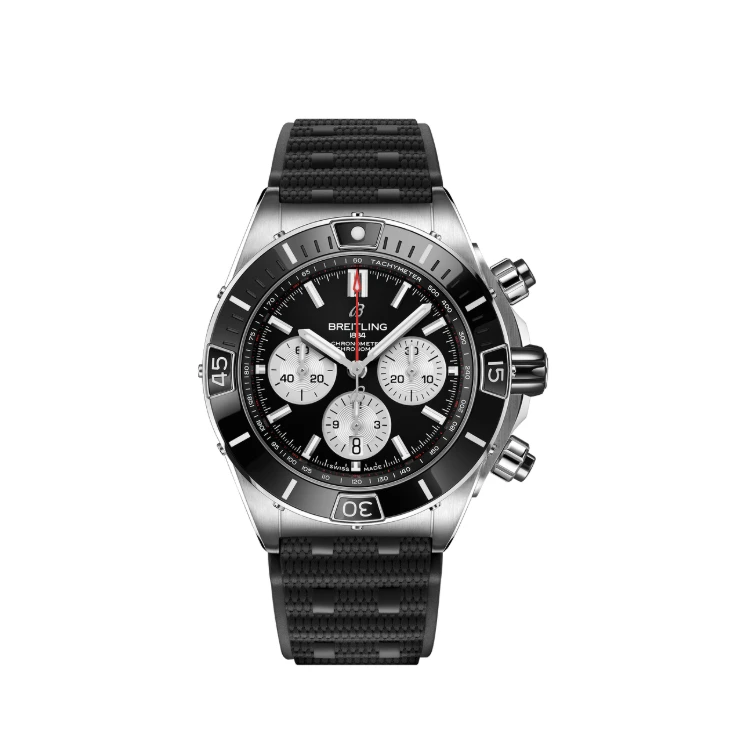 未使用 BREITLING/百年灵 超级机械计时B01/AB0136251B1S1/44mm