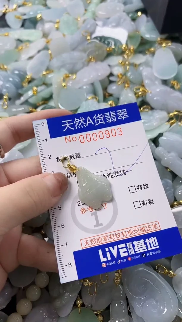 颈饰未镶嵌翡翠天然A货翡翠