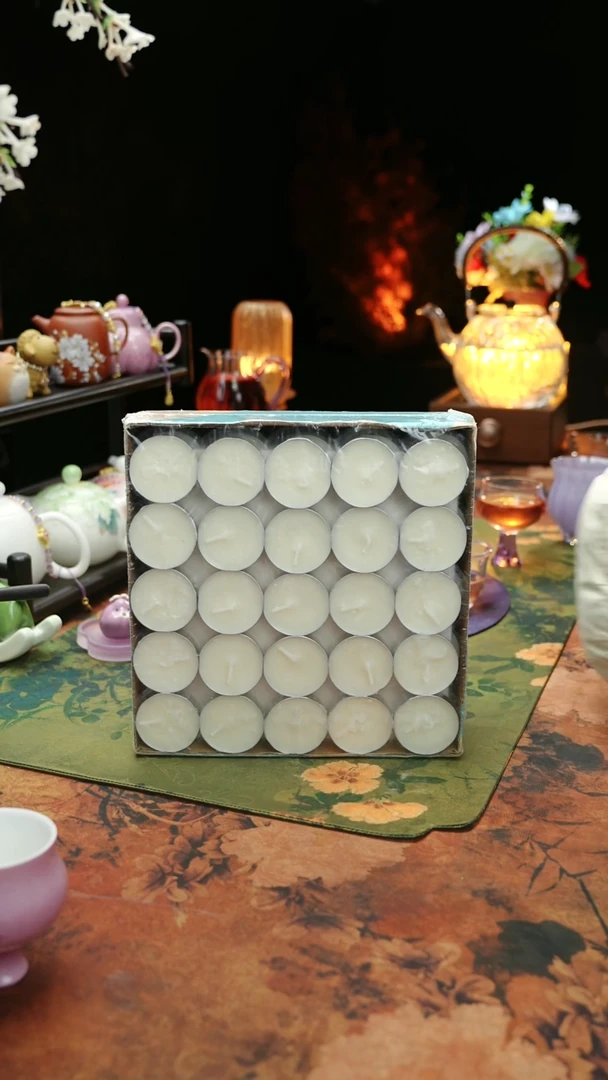 【闪购商品】植物蜡烛4小时100颗茶蜡烛