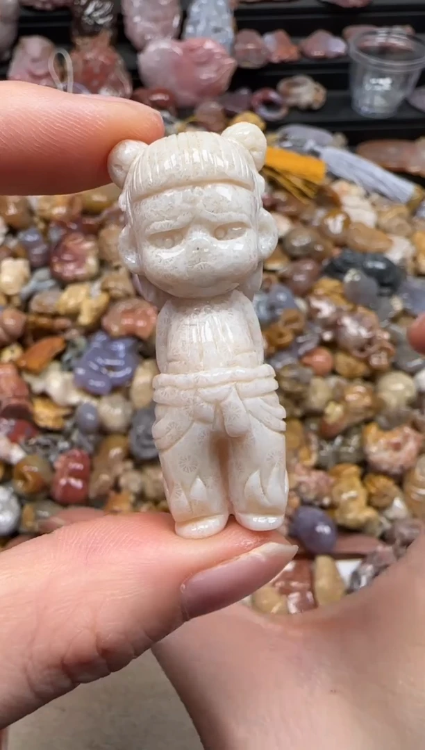 【闪购商品】硅化珊瑚(珊瑚玉)颈饰未镶嵌442