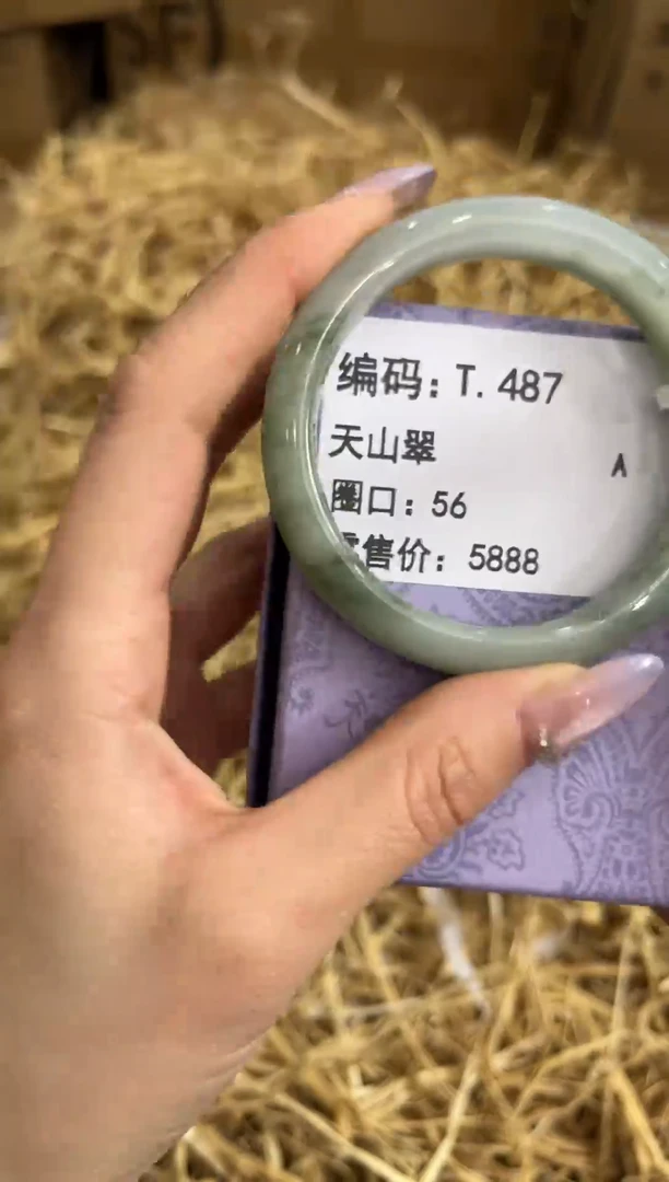 未镶嵌手镯石英质玉T.487