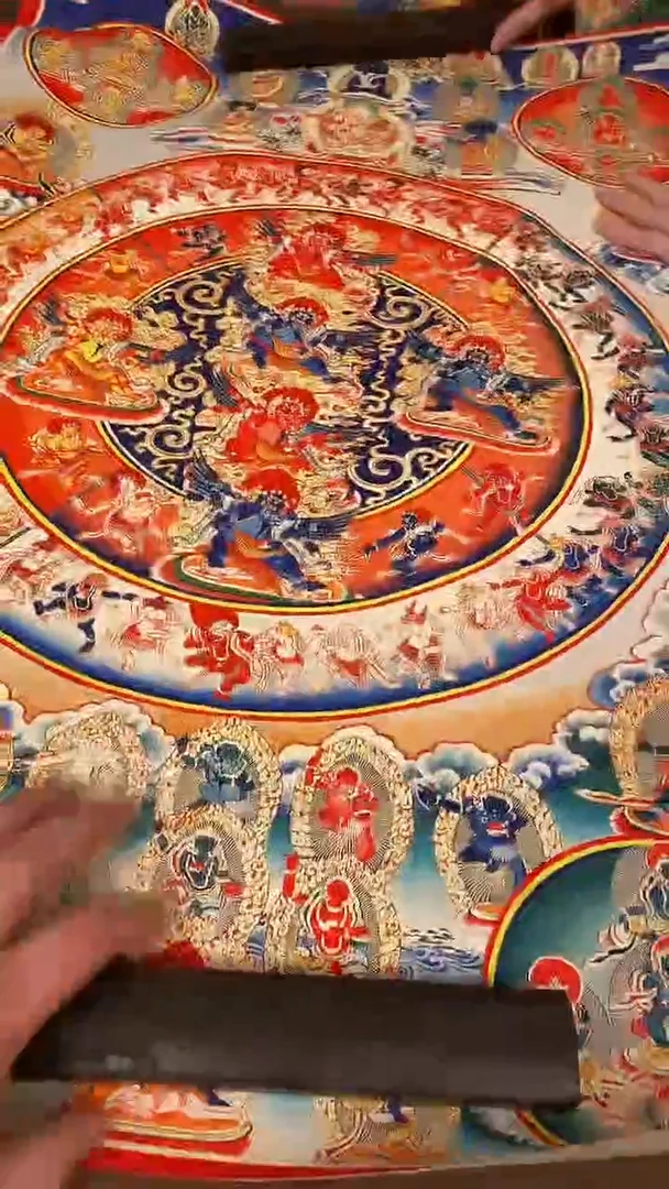 装裱画精美唐卡tk16144