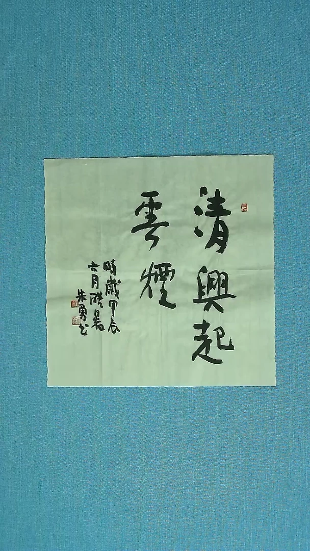 【闪购商品】书法431 安徽朱勇中书协34*34