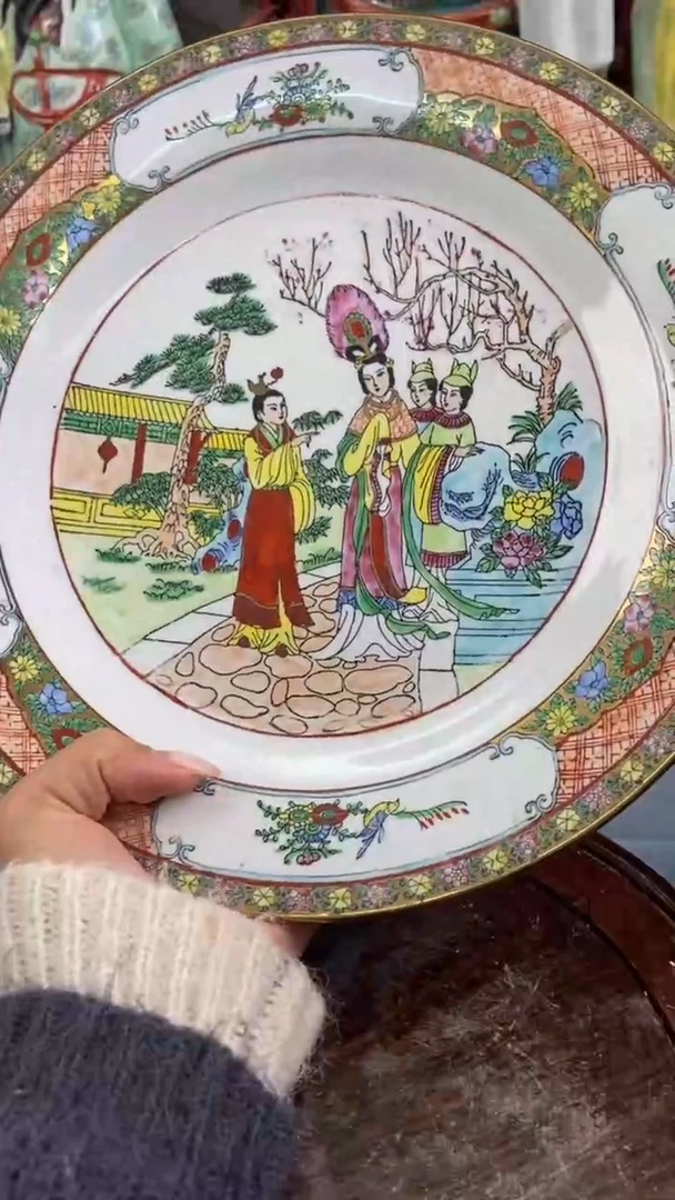 瓷片微瑕慎拍景德镇窑老厂瓷器单件