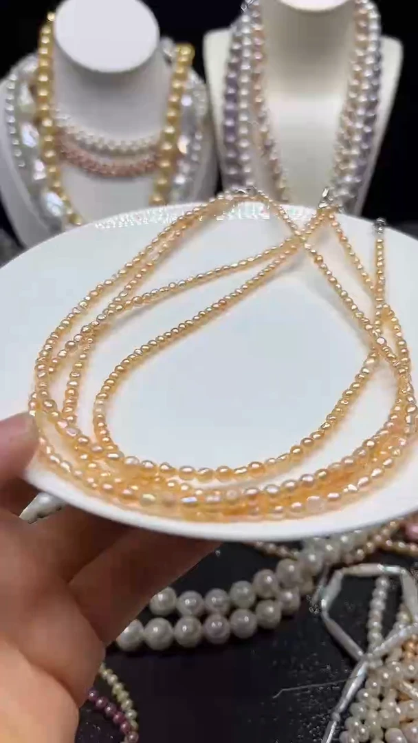 淡水珍珠未镶嵌颈饰多人