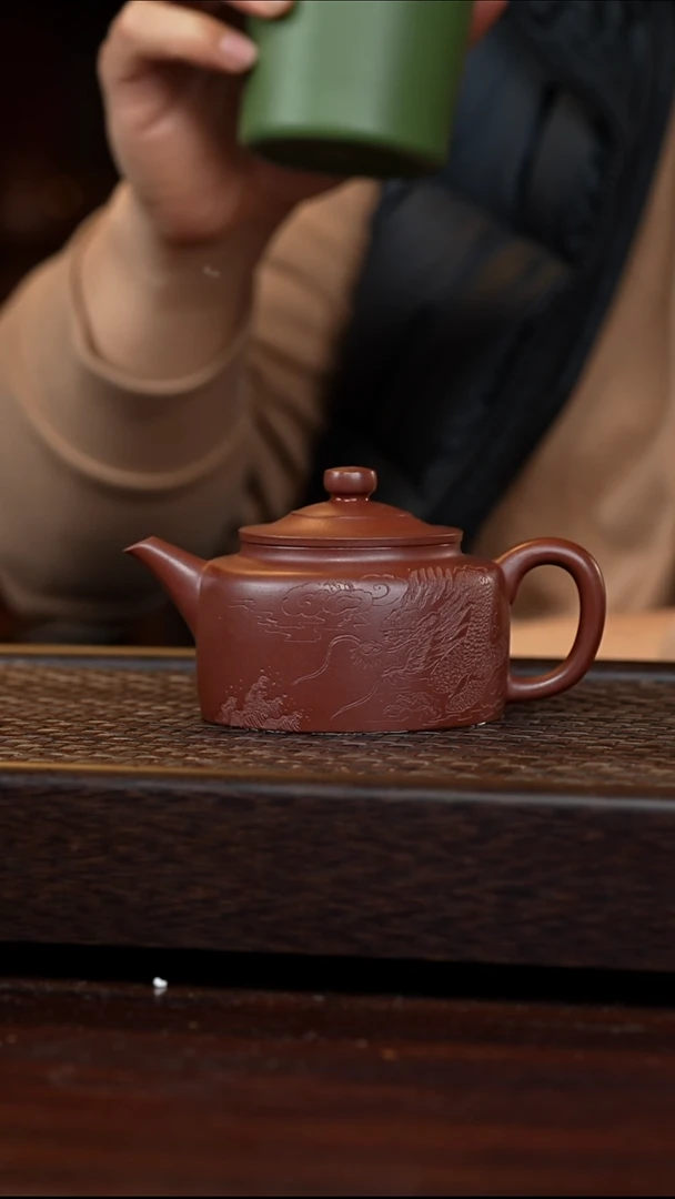 茶壶紫砂丹壶溢香紫砂壶220cc