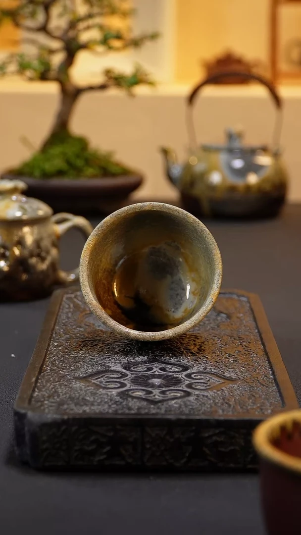 茶壶紫砂深*纯自然柴烧