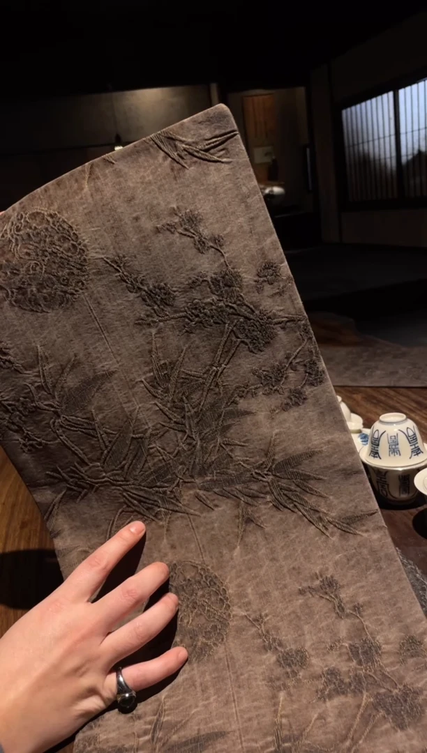 【闪购商品】0梅兰竹菊小号茶席25x50....