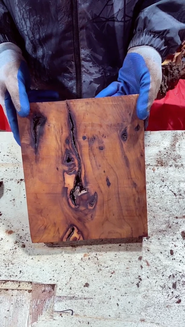 枣木【105】号原木段，尺寸随型