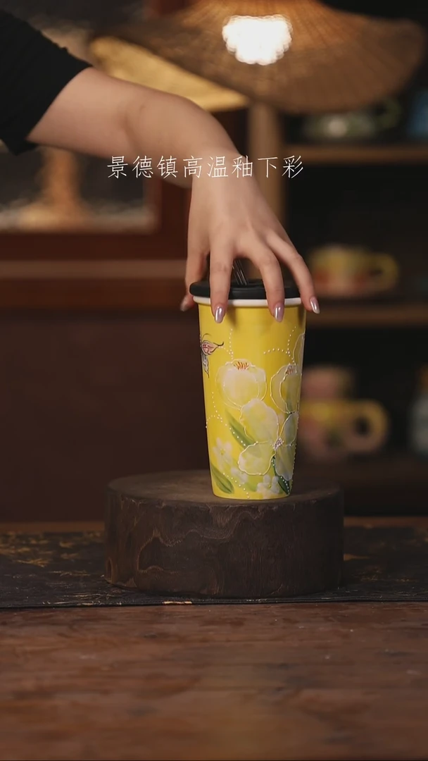 景德镇高温釉下手绘陶瓷456