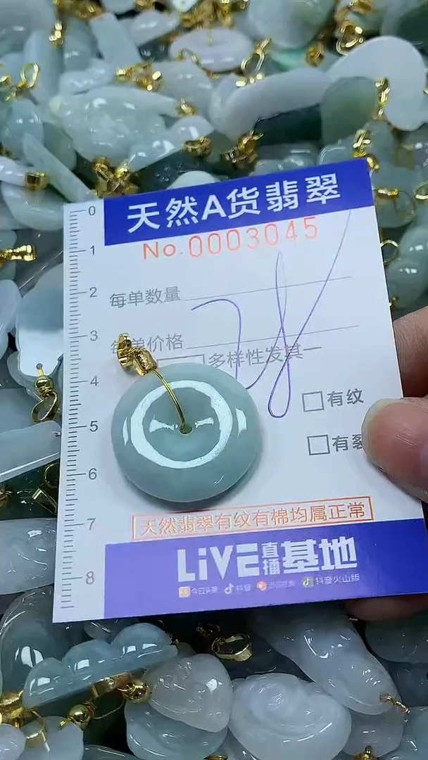 颈饰未镶嵌翡翠纯天然a货翡翠