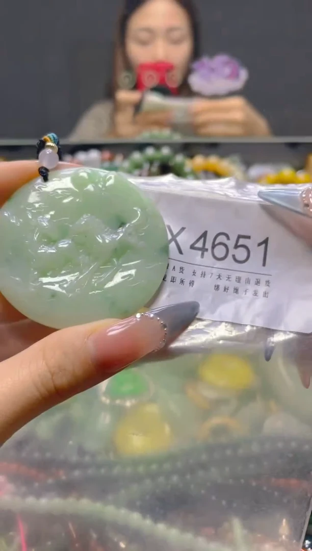 颈饰未镶嵌翡翠/X/翡翠A货，一件也是批发价